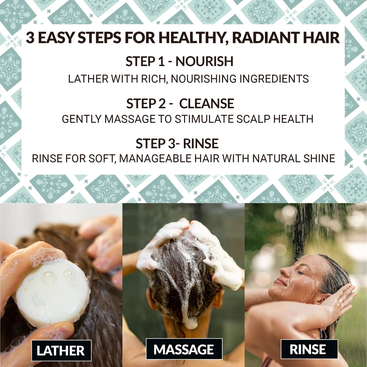 batana oil removal shampooing technique step by step